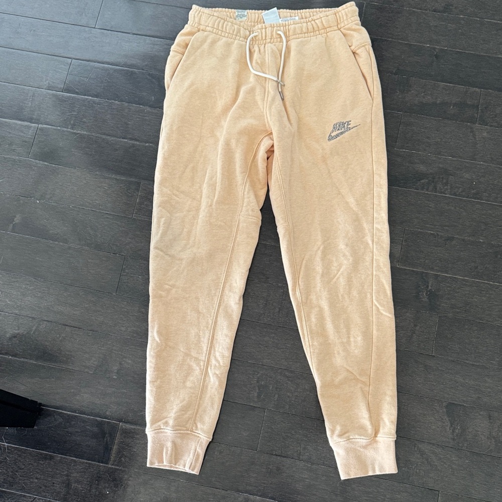Women’s Nike sweatpants- size small- peach color